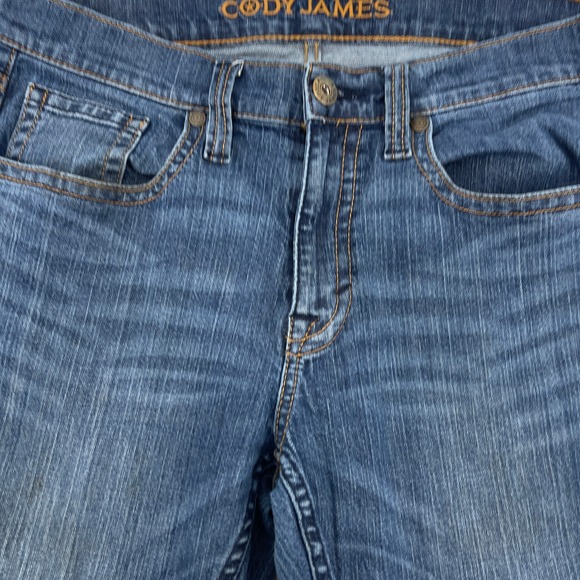 Cody James Mens Jeans 33x36 Straight Leg Blue Denim Casual Everyday‎ - Picture 3 of 9